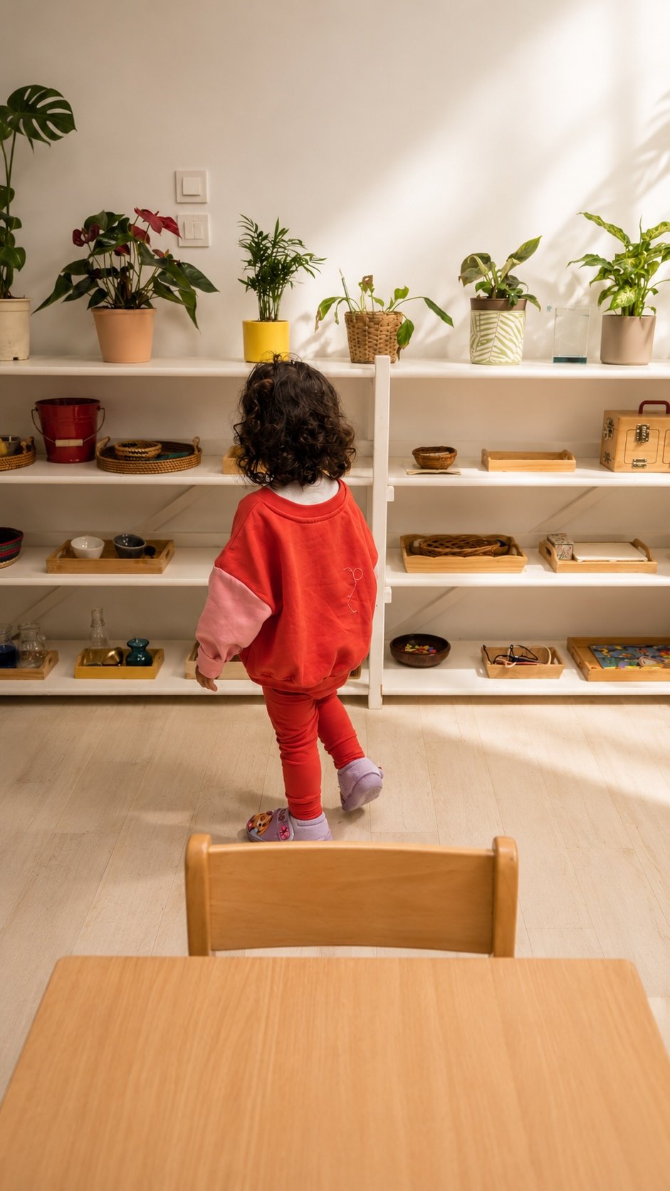 Ambiance de classe Montessori