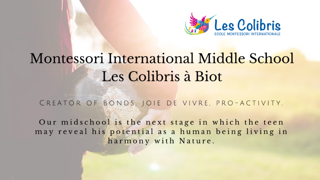 Opening of our International Montessori Middle School in September 2020
