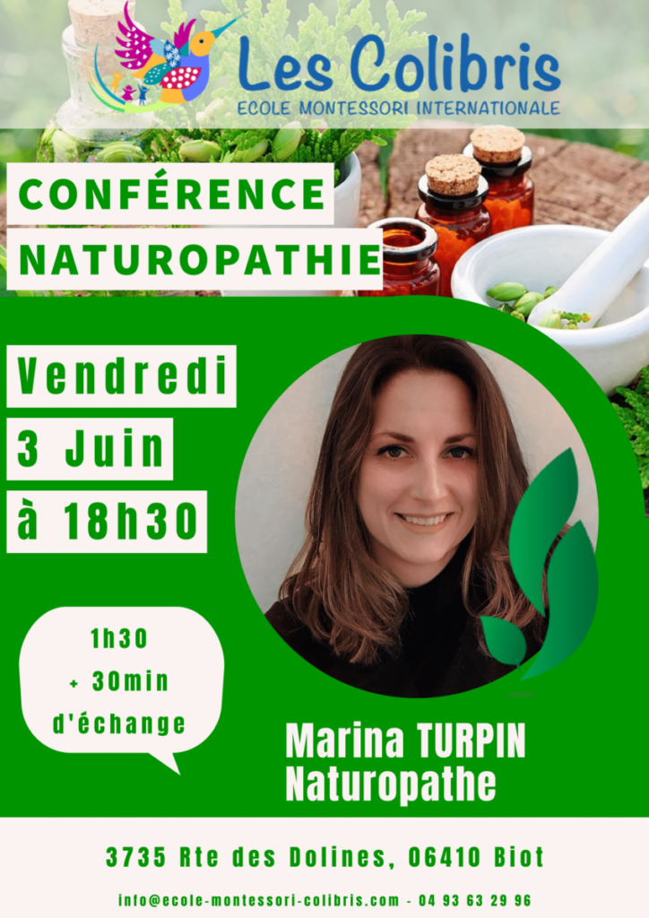 Conférence Naturopathie – Marina Turpin